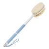 Backski Back Scrubber Anti Slip for Shower, Shower Brush Long Handle with Stiff and Soft Bristles, Body Exfoliator for Bath or Dry Brush(Blue) view 1