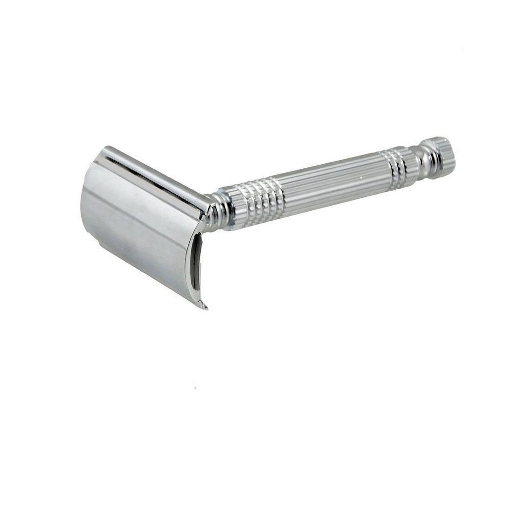 Ruilogod Beards Clean Silver Tone Metal Good performance Grip Shaving Shaver Razor for Man (id: 0c9 d81 9fb d26 508