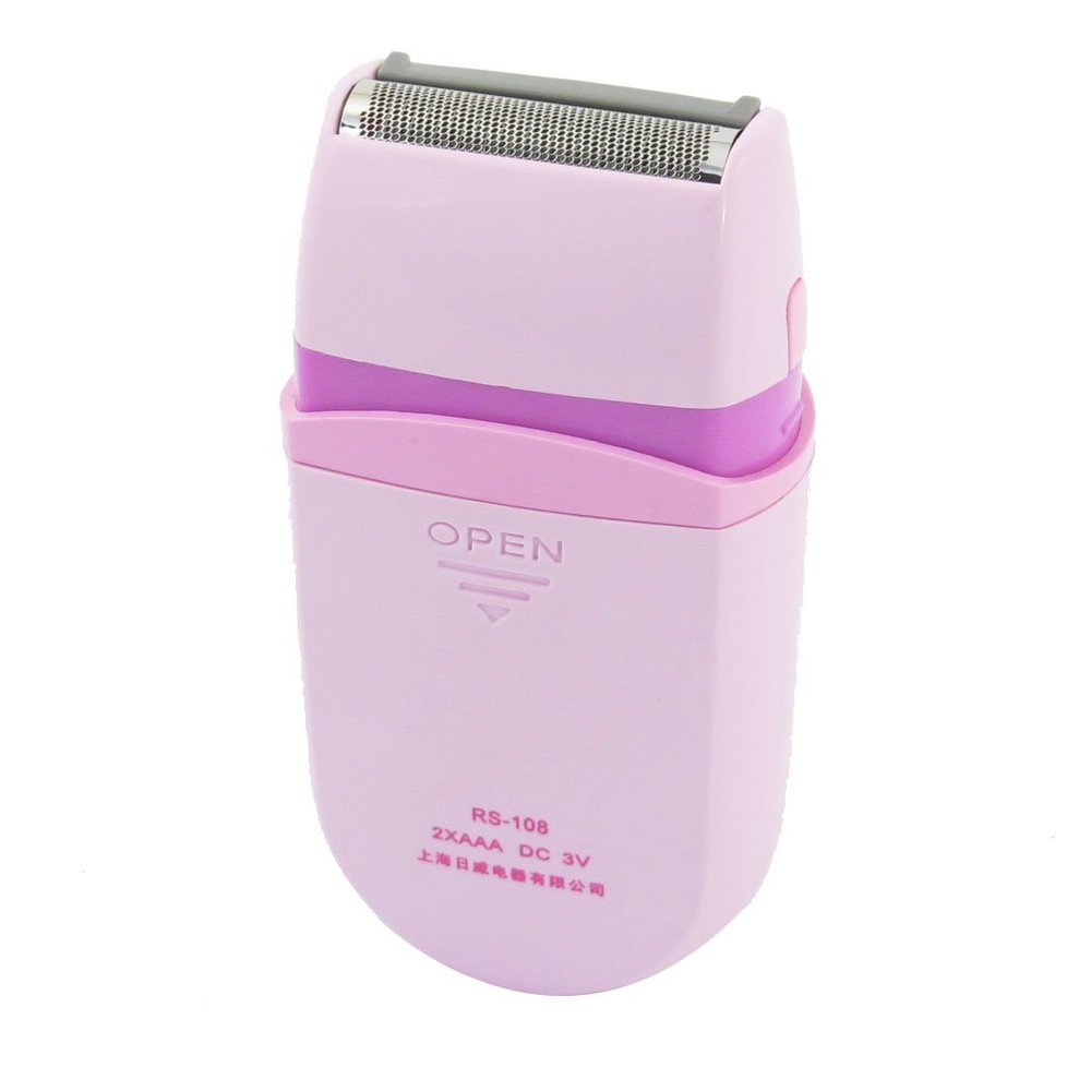 Ruilogod Women Double Blades Underhair Remover Electric Shaver Light Purple (id: a9e 47f d8e a5a 9c6