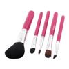 Ruilogod Lady Blusher Eye Shadow Brushes 5 in 1 Cosmetic Tool Set Fuchsia (id: 6e7 f51 ad6 bda 734 view 1