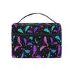 Goth Makeup Bag, Gothic Bats Halloween Luminous Makeup Organizer Bags Toiletry Bag Box Travel Cosmetic Bag Make Up Train Case for Women Teen Girl Ladies view 1