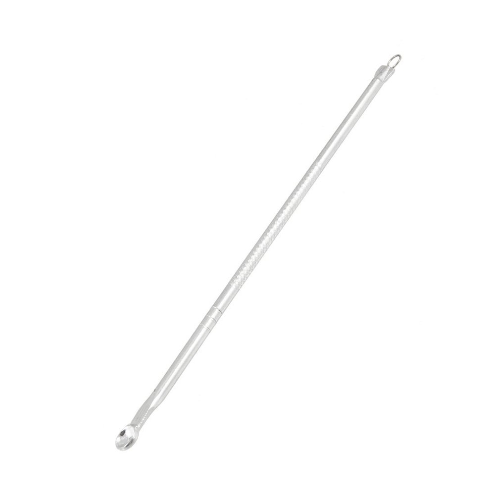 Ruilogod 12.5cm Length Metal Acne Pimple Blackhead Remover Silver Tone(id:ba 0a1 7d 040 612