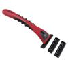Ruilogod Red Black Good performance Handle Two Layer Blade Manual Shaver (id: 77c 15f 276 9fe a72 view 1