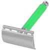 Ruilogod Men Green Good performance Handle Silver Tone Double Edge Blade Razor (id: 76e d35 e03 aa8 208 view 1