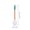 Beavorty Shower Back Scrubber Handle Ergonomic Exfoliating Bath Brush for Skin Care Non- Sponge Applicator for Sunscreen and Lotion Use Design for Easy Cleaning view 2