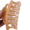 Ruilogod Plastic Ladies Flower Hollow Out Design Hair Claw Clip Light Brown (id: 0e4 e00 c06 9dc 3b1 view 2