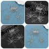 FOMIYES 1set Romantic Bride Hair Comb Rhinestones Delicate Bridal Hairpin for Weddings Engagements and Special Occasions Elegant Wedding Hair Decor Accessory for Brides and Bridesmaids view 3