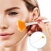 Beavorty 6pcs Facial Fan Mask Brush Soft and Skin-friendly Applicator for Sleeping Masks Easy to Clean and Reusable Mud Applicator for Beauty and Transparent view 2