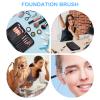 Beavorty 6pcs Facial Fan Mask Brush Soft and Skin-friendly Applicator for Sleeping Masks Easy to Clean and Reusable Mud Applicator for Beauty and Transparent view 3