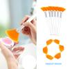 Beavorty 6pcs Facial Fan Mask Brush Soft and Skin-friendly Applicator for Sleeping Masks Easy to Clean and Reusable Mud Applicator for Beauty and Transparent view 4