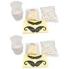FOMIYES 2pcs Professional Nose Hair Removal Wax Kit Solid Wax Beans and Measuring Cup Quick and Painless Waxing Strips for Men and Women for Safe Use view 3
