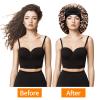 Kenllas Satin Silk Bonnet for Women - Large Sleep Cap with Tie Band for Curly Dreadlock Braid Hair Care (Leopard) view 2