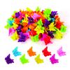 100 Pieces Assorted Color Butterfly Hair Clips, Beautiful Mini Butterfly Hair Clips Hair Accessories for Women and Girls (Random color) view 1
