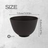 FERCAISH 4Pcs Diy Face Mask Mixing Bowl, Microwavable Silicone Facial Mud Bowl Cosmetic Beauty Tool for Home Salon(Black) view 2
