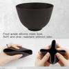 FERCAISH 4Pcs Diy Face Mask Mixing Bowl, Microwavable Silicone Facial Mud Bowl Cosmetic Beauty Tool for Home Salon(Black) view 3