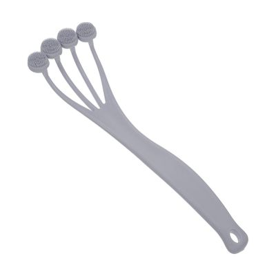 Beaupretty Long Handle Exfoliating Bath Brush for Women Body Scrubber Massage Heads for Skin Cleaning and Relaxation for Home and Travel