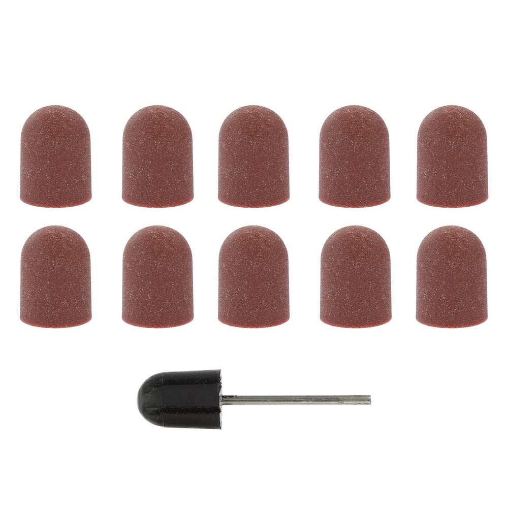 FOMIYES Nail Drill Sanding 10pcs Manicure Tool with Wear-Resistant and Heat Resistance