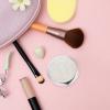 Beavorty Portable Decorative Rhinestone Makeup Mirror Double-Sided Compact Folding Design for Travel Handbag Essential Women view 4