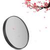 8.8cm 5X Magnifying Glass Mirror Wall Small Round Compact Makeup Mirror Pocket Cosmetic Mirror Magnification Bathroom Makeup Tool with 2 Suction Cups/Suckers (Black) for Women and Girls view 4