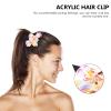 Beaupretty Artificial Pearl Plumeria Hair Comb Bridal Headpiece for Women Wedding Hair Clips for Brides view 3