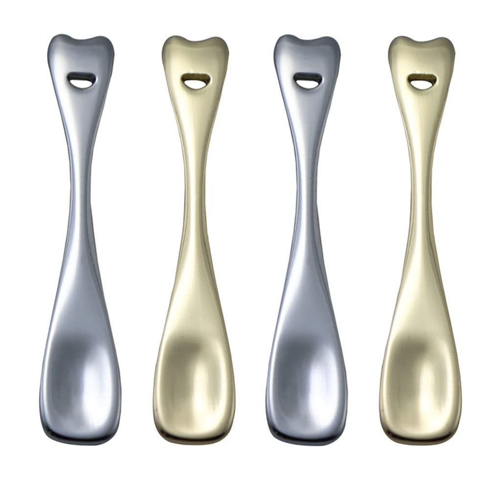 Beavorty 4pcs Metal Facial Mask Applicator Cream Spatula Tools for Smooth Application and Dispensing for Compact Design