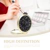 Beavorty Stylish Compact Makeup Mirror Dual-Sided Portable Handheld Cosmetic Mirror Chic Design for Home Office Travel Women and Makeup Artists view 2