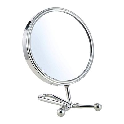 Beavorty Desktop Mirror Round Mirror with Stand Mini s Double Sided Adjustable Makeup Mini Vanity Makeup Vanity Portable Double Pocket