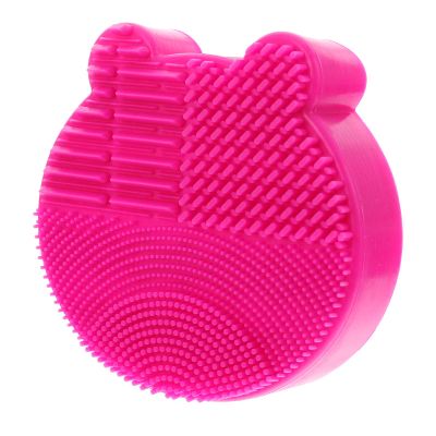Beavorty Portable Makeup Brush Cleaning Scrubber Mat Drying Rack and Storage Holder Silicone Brush Pad for Easy Makeup Removal and Organized Storage for Beauty Enthusiasts