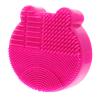 Beavorty Portable Makeup Brush Cleaning Scrubber Mat Drying Rack and Storage Holder Silicone Brush Pad for Easy Makeup Removal and Organized Storage for Beauty Enthusiasts view 1