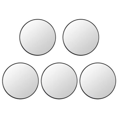 Beavorty 5pcs Makeup Mirror with Cups for Bathroom Bedroom and Travel Premium Cosmetic Tool for Detailed Grooming and Makeup Application