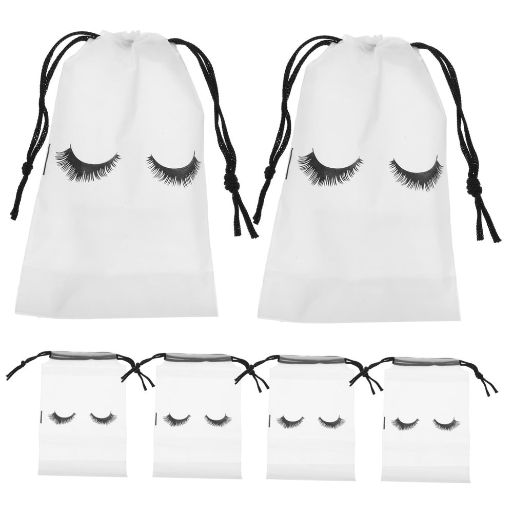 Beavorty 50pcs Drawstring Cosmetics Bag Eva Travel Toiletry Organizer for Makeup and Toiletries for Travel and Daily Use