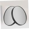 2PCS 8.8CM 10X Magnifying Glass Mirror Wall Small Round Compact Makeup Mirror Pocket Cosmetic Mirror Magnification Bathroom Makeup Tool with 2 Suction Cups for Women and Girls view 3