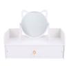 Beavorty Makeup Mirror Storage Case Stylish Vanity Mirror for Women Features High-Definition Stable Base and Multi-Space Storage for Organized Makeup and Accessories view 2
