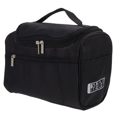 Beavorty Zipper Skincare Bag Hanging Cosmetic Organizer for Travel Home Use Capacity Toiletries Holder Lightweight Stylish Design