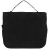 Beavorty Toiletries Storage Bag for Men and Women Folding Makeup Organizer Zipper Lightweight Travel Wash Pouch for Business Trips Pvc Design Black view 1