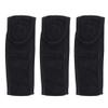 Beavorty 3pcs Spa Facial Headband Black Towel Cloth Hair Wraps for Makeup and Shower Elastic Wash Face Accessories for Women and Girls view 1