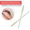 50pcs Disposable Eyelash Brushes & Makeup Wands for Eyelash Extensions & Eyebrow Makeup - Portable Brush Kit (Green) view 2