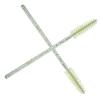 50pcs Disposable Eyelash Brushes & Makeup Wands for Eyelash Extensions & Eyebrow Makeup - Portable Brush Kit (Green) view 3