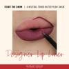 Runway Rogue Designer Liner Lip Pencil, Matte Muted Plum Lip Liner Pencil and Lip Liner Sharpener, Start the Show view 2