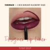 Runway Rogue Designer Liner Lip Pencil, Matte Rich Burgundy-Blackberry Lip Liner Pencil and Lip Liner Sharpener, Throwback view 2