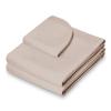 Saloniture 3-Piece Microfiber Massage Table Sheet Set - Premium Facial Bed Cover - Includes Flat and Fitted Sheets with Face Cradle Cover - Sand Brown view 2