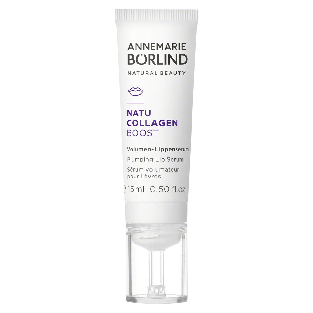 ANNEMARIE BRLIND - NATU COLLAGEN BOOST Plumping Lip Serum - redefining, plumping, rejuvenating lip care, with botanical collagen and plant-based protein, lip plumper, vegan, 0.50 Fl. Oz.