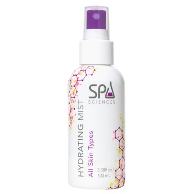 SPA SCIENCES - Hydrating Mist - Made in the USA - With Aloe Vera, Rose, Turmeric - Moisturize, Refresh, Restore - Vegan - Sensitive - Clean Beauty - For All Skin Types - 3oz