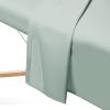 Saloniture 3-Piece Microfiber Massage Table Sheet Set - Premium Facial Bed Cover - Includes Flat and Fitted Sheets with Face Cradle Cover - Seafoam Green view 4