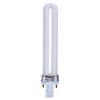 ZJchao Nail Light Bulbs, 9W Replacement UV Lamp Tube for Nail Art Dryer, Lamp Tube Dual Light Source UV Nail Dryer Lamp Curing Lamp