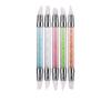 Mesiyun Nail Art Acrylic Pen Dual Head Tipped Silicone Carving Pen Manicure DIY Brush Dotting Tools view 1