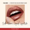 Runway Rogue Silk Glam Liquid Lipstick, Long Wear Frosted Rich Golden-Bronze Lipstick, Film Noir view 2