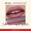 Runway Rogue Silk Glam Liquid Lipstick, Long Wear Frosted Berry-Rose Lipstick, First Class view 2