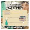 Jane Austen 3 Hair Pins Set - Cup and Saucer, Austen Novels, and Evening Gown view 1