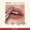 Runway Rogue 90s Vibe Lipstick, Moisturizing Matte Dusty Nude-Pink Lipstick, Front Row view 2